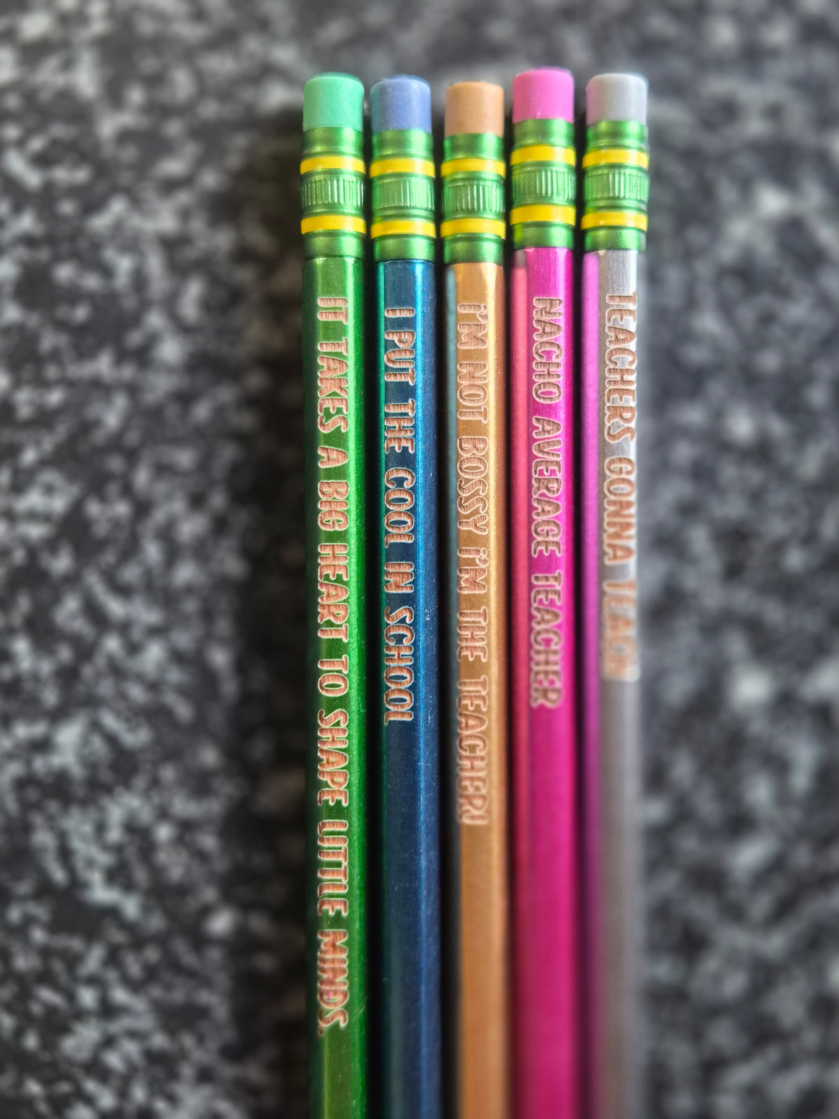 Personalized, Affirmations and Teacher Saying Pencils Back to School