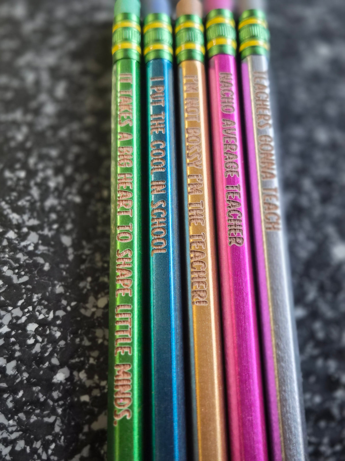 Personalized, Affirmations and Teacher Saying Pencils Back to School