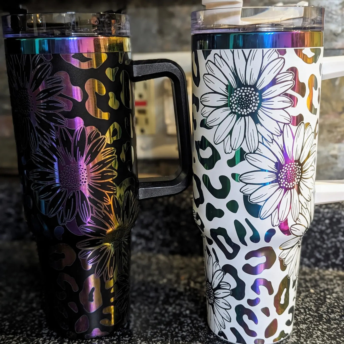 Daisy/Leopard 40oz Tumbler