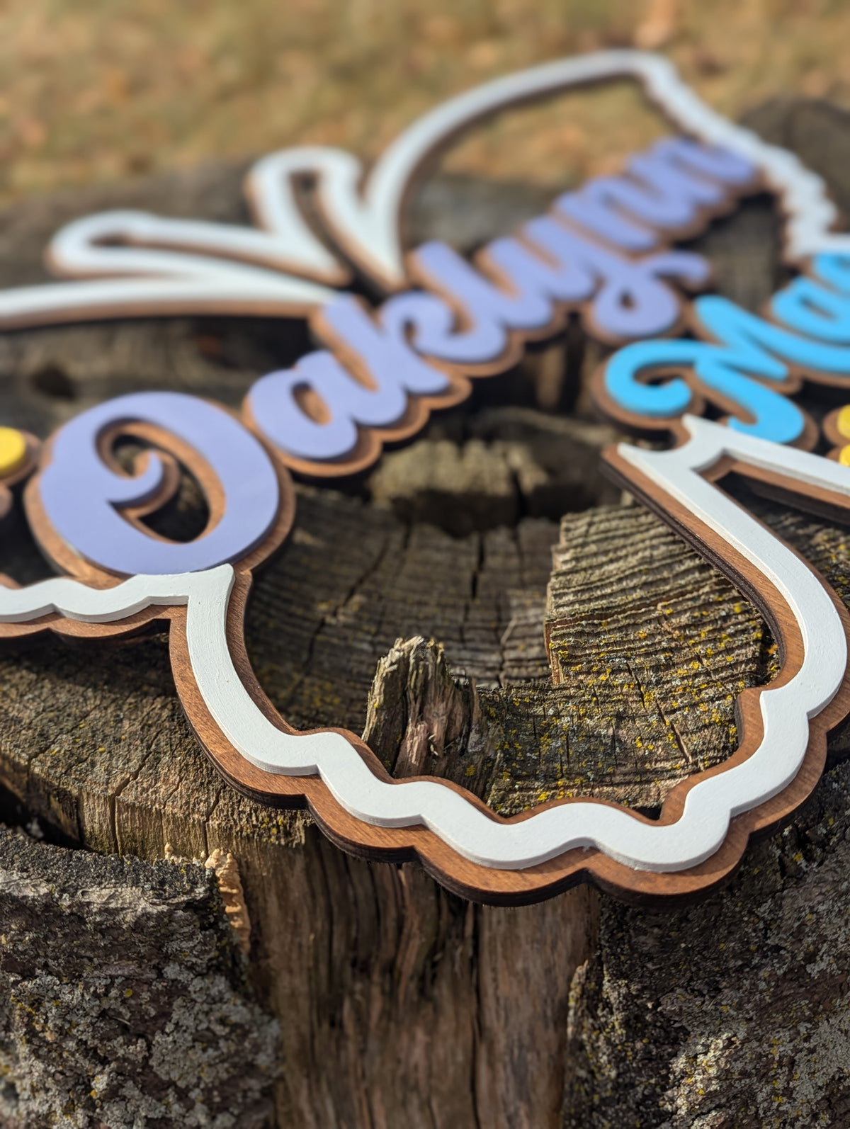 Custom Name Butterfly