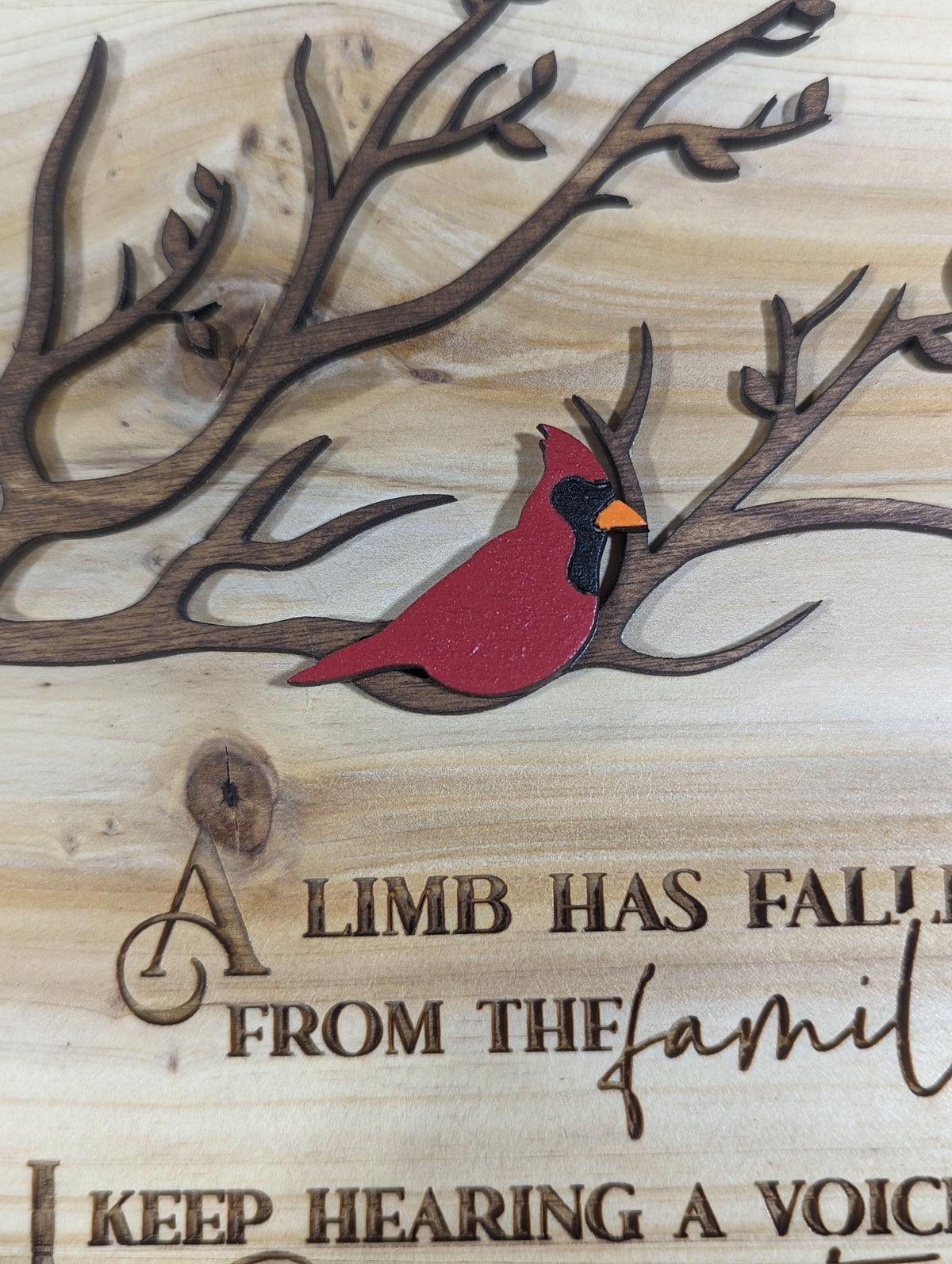 Limb Has Fallen  Plaque