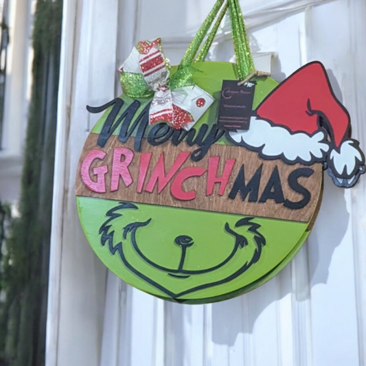 Merry Grinchmas Christmas decor
