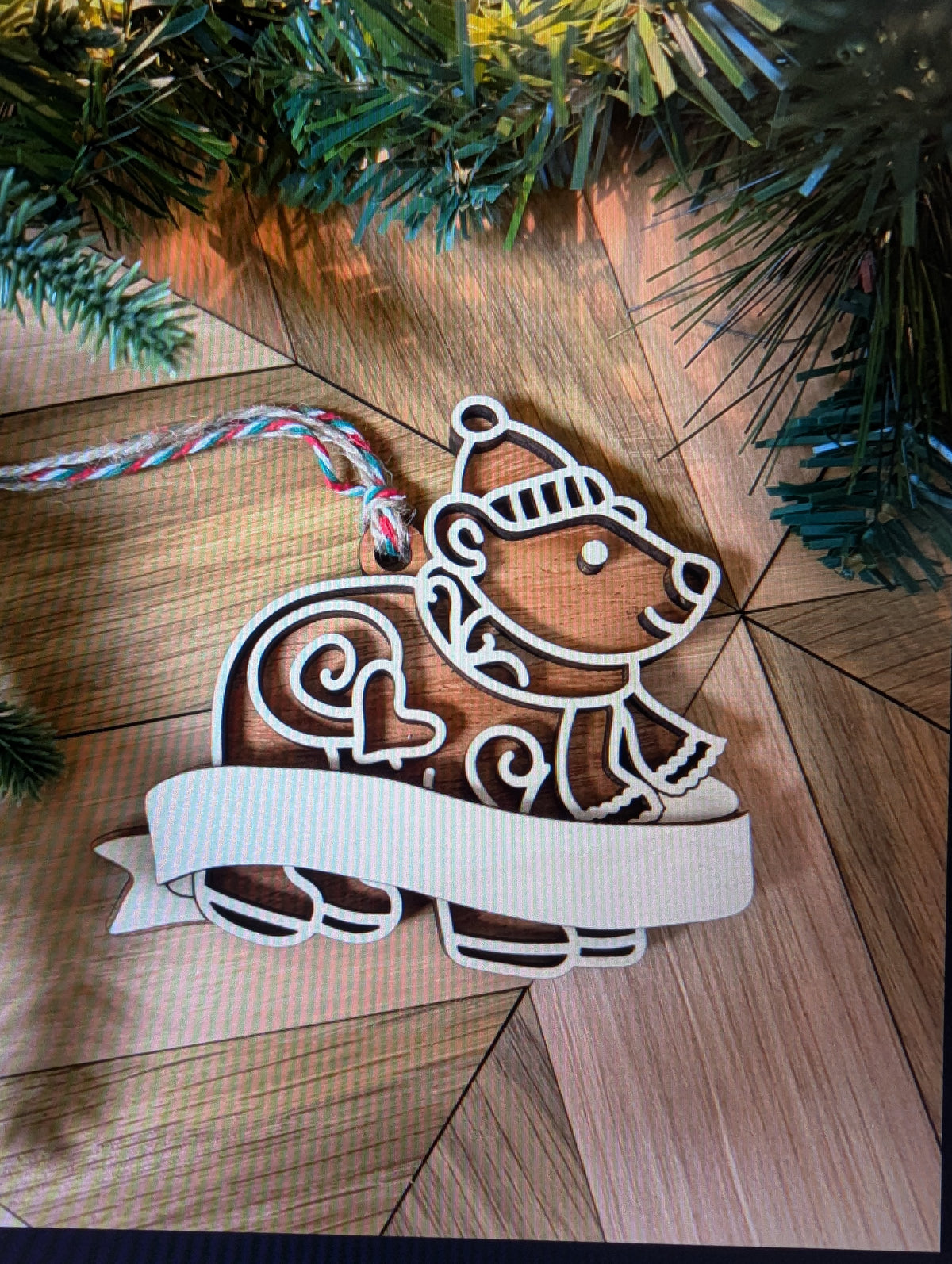Personalized Gingerbread Cookie Ornaments | Christmas Tree Decor | Custom Name Ornament
