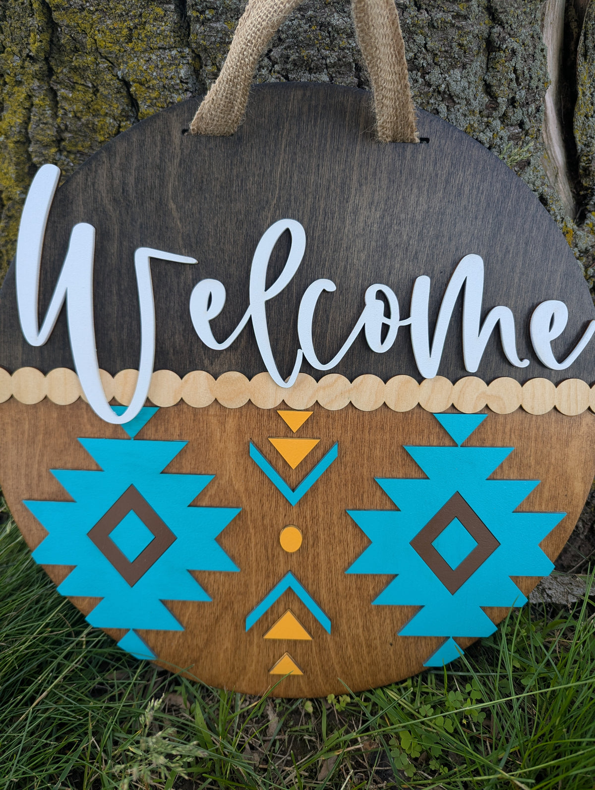 Aztec Welcome Sign