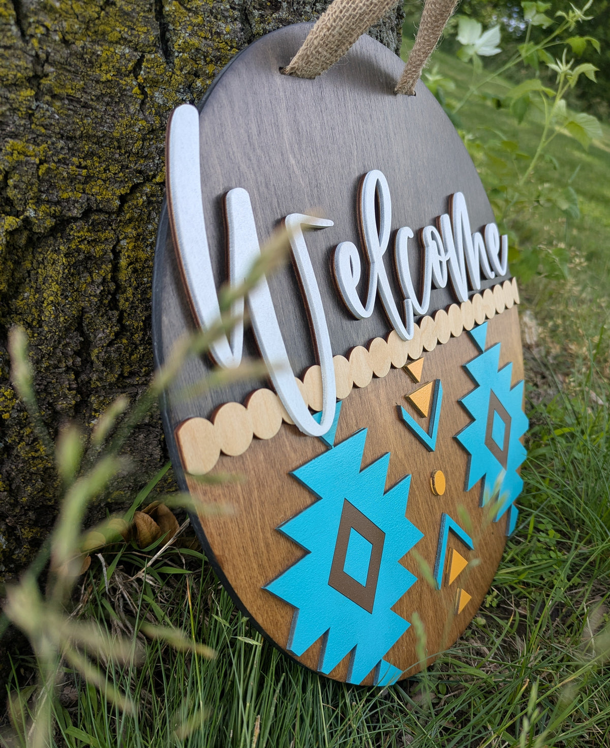 Aztec Welcome Sign