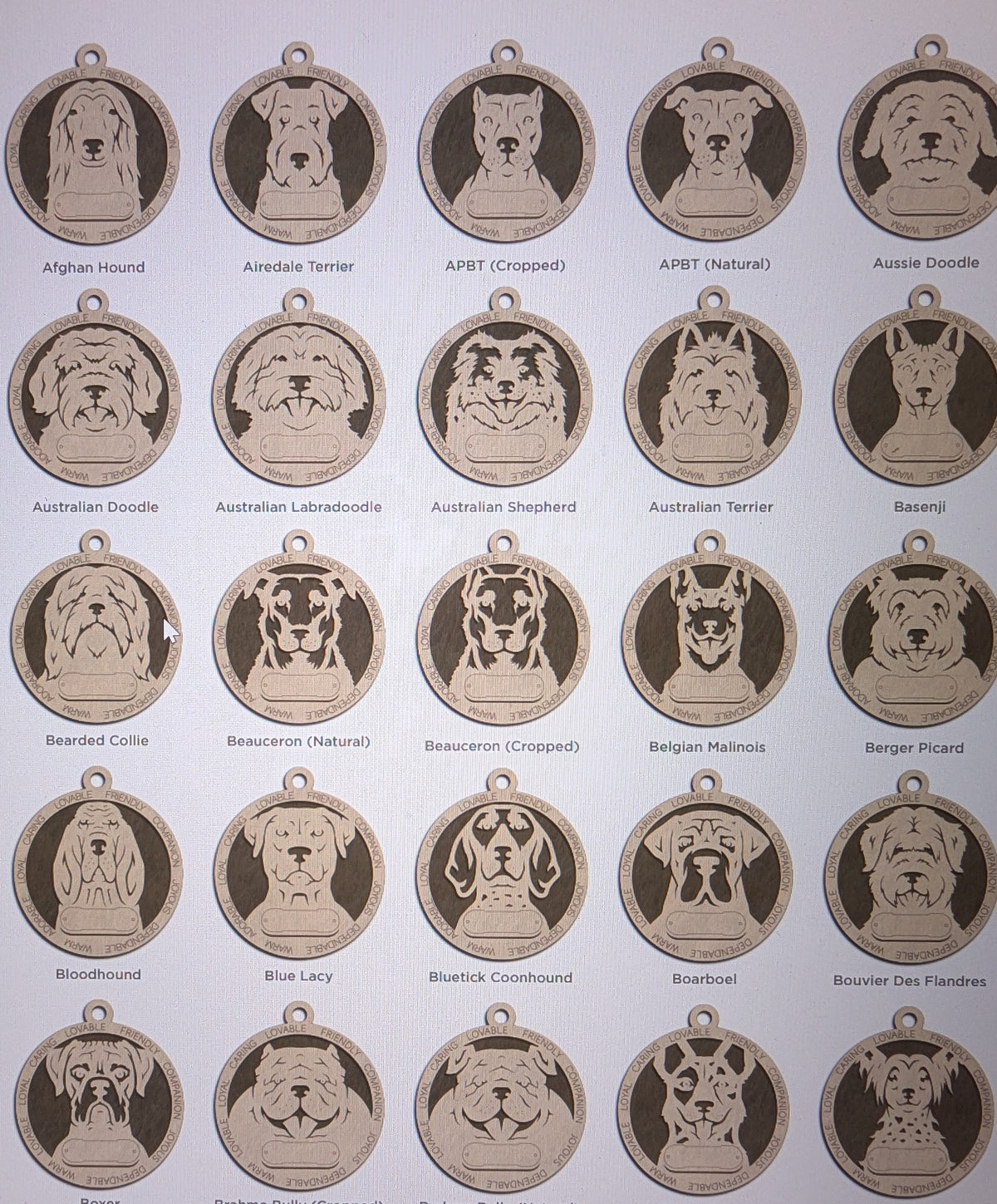 Adorable Dog Ornaments