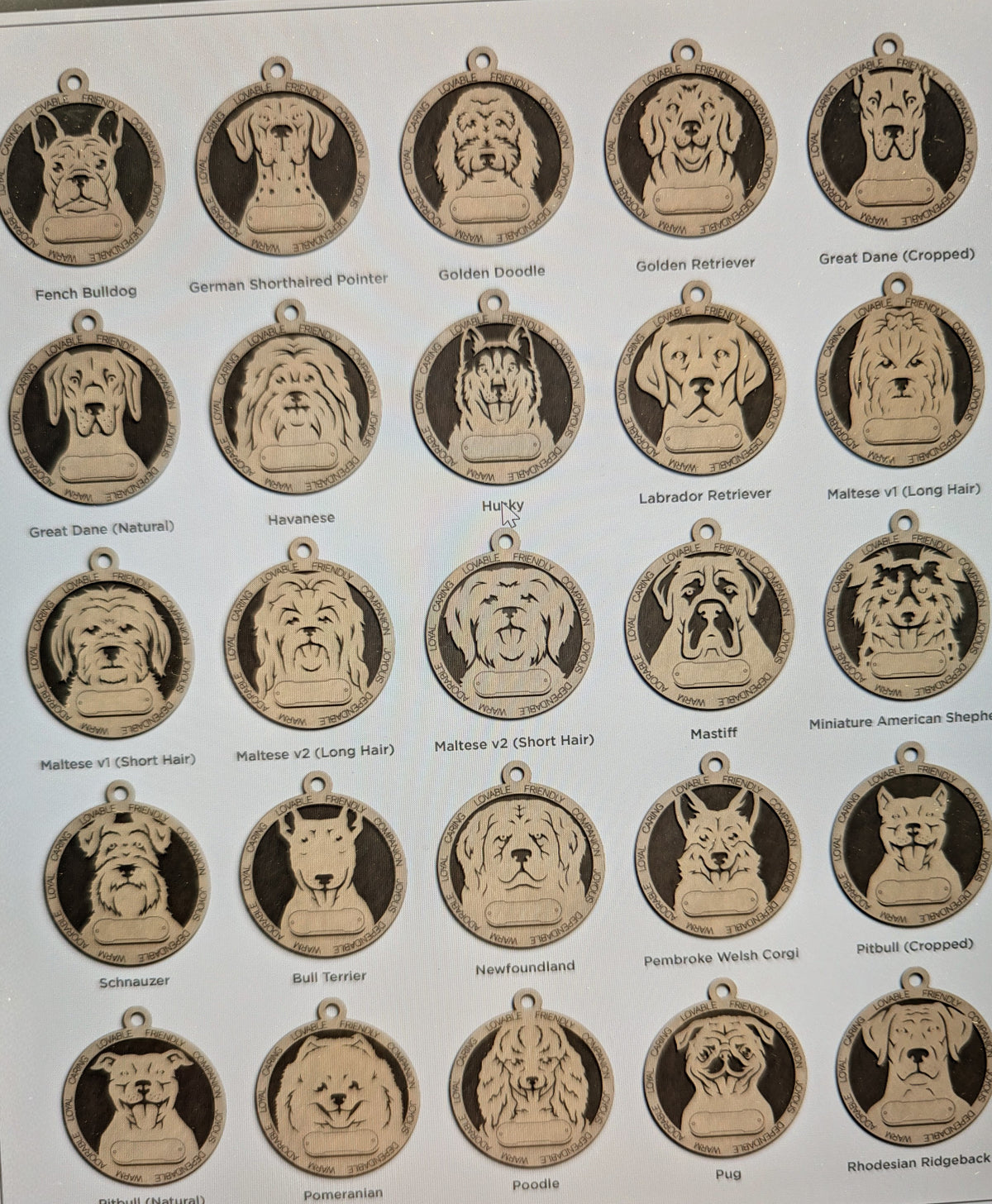 Adorable Dog Ornaments