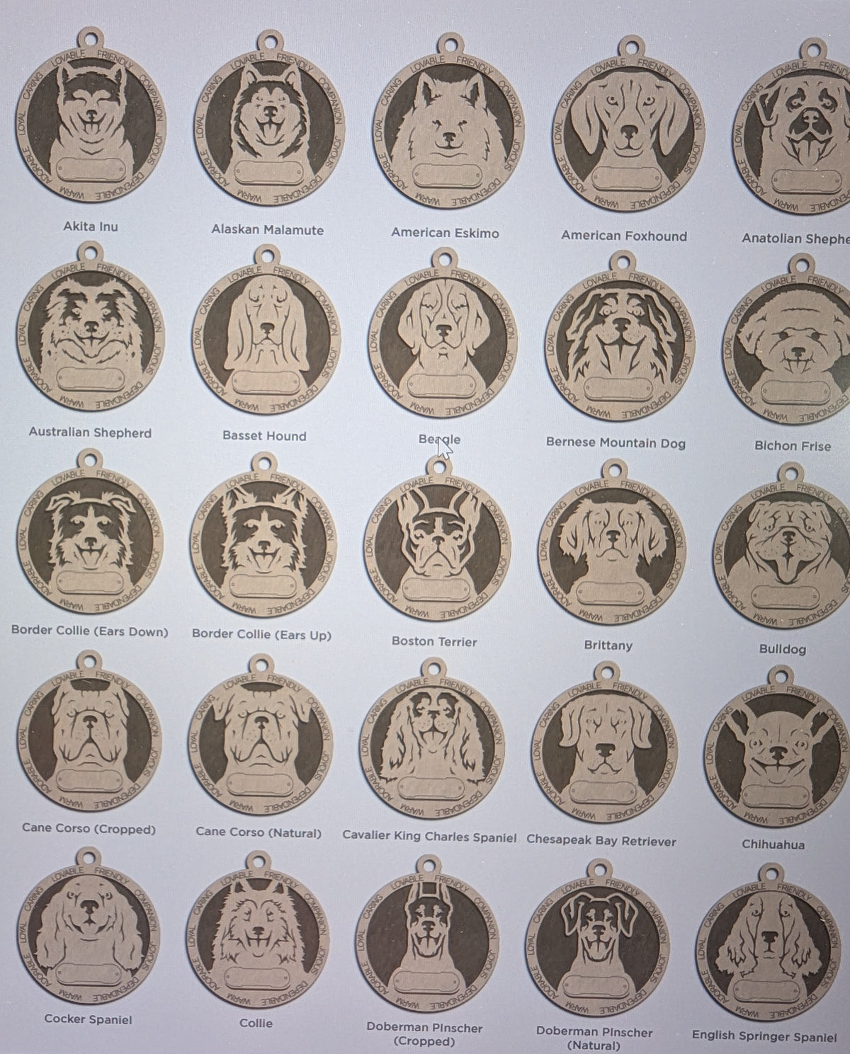 Adorable Dog Ornaments
