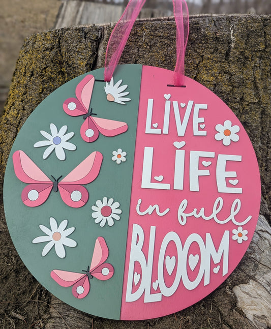 Love Life Door round